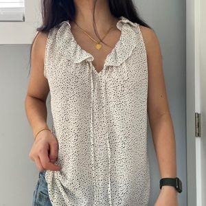 LOFT Speckled Sleeveless Top